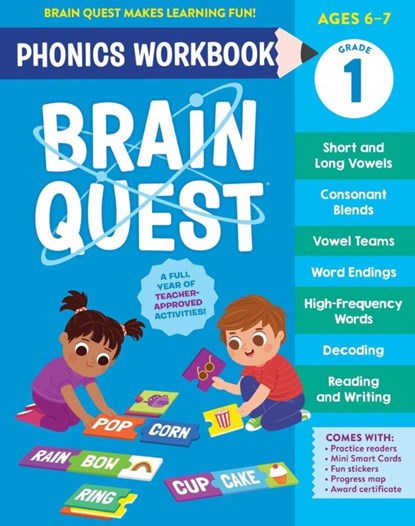 Brain Quest Phonics Workbook: Grade 1, Workman Publishing - Paperback - 9781523527908