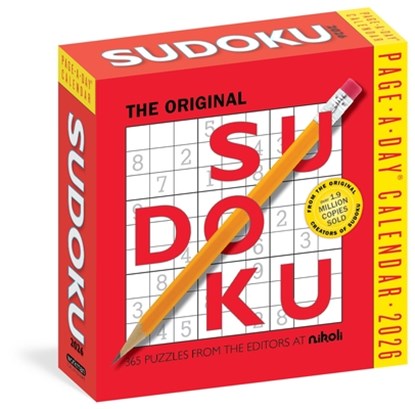 Original Sudoku Page-A-Day® Calendar 2026, Editors of Nikoli Publishing ; Workman Calendars - Paperback - 9781523529612