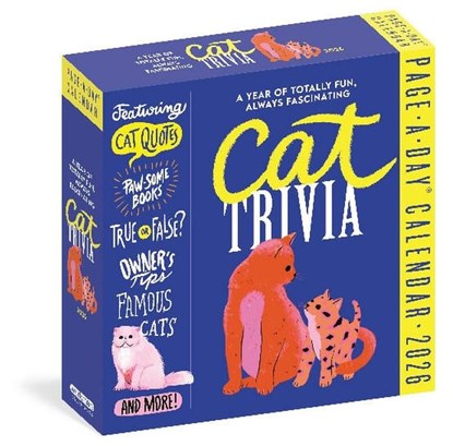 Cat Trivia Page-A-Day® Calendar 2026, Workman Calendars - Paperback - 9781523531387