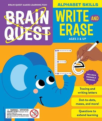 Brain Quest Write and Erase: Alphabet Skills, Workman Publishing - Paperback - 9781523533176