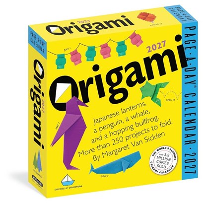 Origami Page-A-Day® Calendar 2027, Margaret Van Sicklen ; Workman Calendars - Paperback - 9781523533503