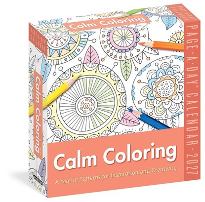 Calm Coloring Page-A-Day® Calendar 2027, Yuliia Bahniuk ; Workman Calendars - Paperback - 9781523535620