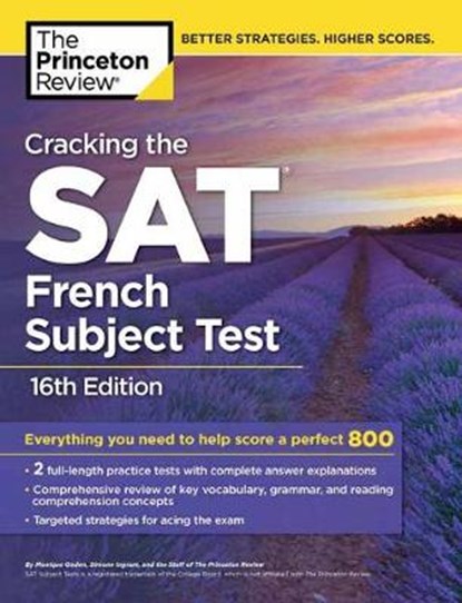 Cracking the Sat French Subject Test, Princeton Review - Paperback - 9781524710774