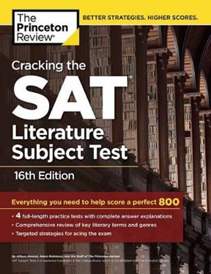 Cracking the Sat Literature Subject Test, Princeton Review - Paperback - 9781524710781