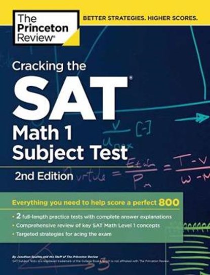 Cracking the Sat Math 1 Subject Test, Princeton Review - Paperback - 9781524710798