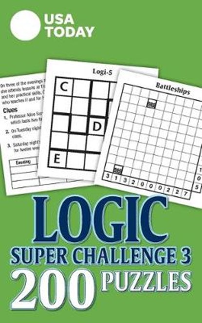 USA Today Logic Super Challenge 3: 200 Puzzles, Usa Today - Paperback - 9781524867201