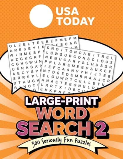 USA TODAY Large-Print Word Search 2, USA TODAY - Paperback - 9781524893934