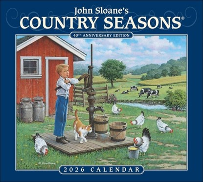 John Sloane's Country Seasons® 2026 Deluxe Wall Calendar, John Sloane - Paperback - 9781524896317