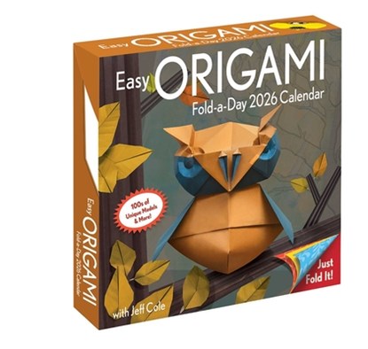 Easy Origami 2026 Fold-a-Day Calendar, Jeff Cole - Paperback - 9781524896966