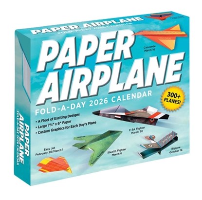 Paper Airplane 2026 Fold-A-Day Calendar, Kyong Lee ; David Mitchell - Paperback - 9781524897574