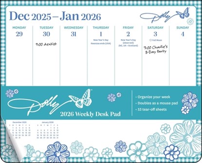 Dolly Parton 2026 Weekly Desk Pad Calendar, Andrews McMeel Publishing - Paperback - 9781524899172