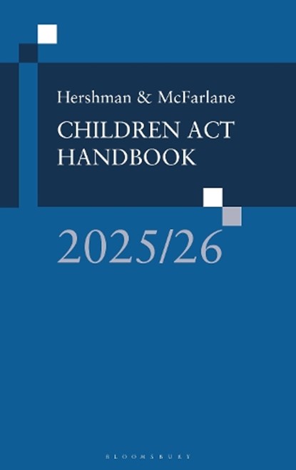 Hershman & McFarlane: Children Act Handbook 2025/26, Bloomsbury Professional - Paperback - 9781526532824