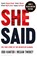 She Said, Jodi Kantor ; Megan Twohey - Paperback - 9781526603265