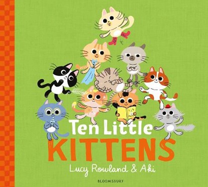 Ten Little Kittens, Lucy Rowland - Paperback - 9781526607744