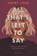 All That’s Left to Say, Emery Lord - Paperback - 9781526646033