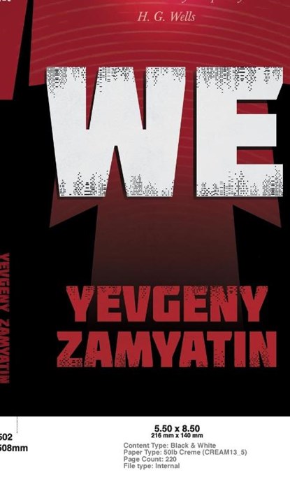We, Yevgeny Zamyatin ; H G Wells - Gebonden - 9781528772334