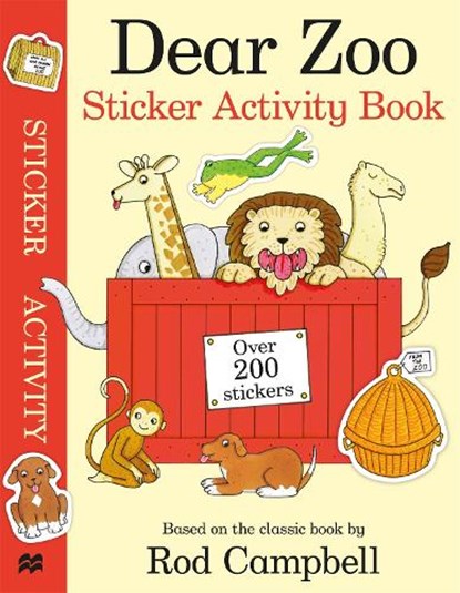Dear Zoo Sticker Activity Book, Rod Campbell - Paperback - 9781529074680