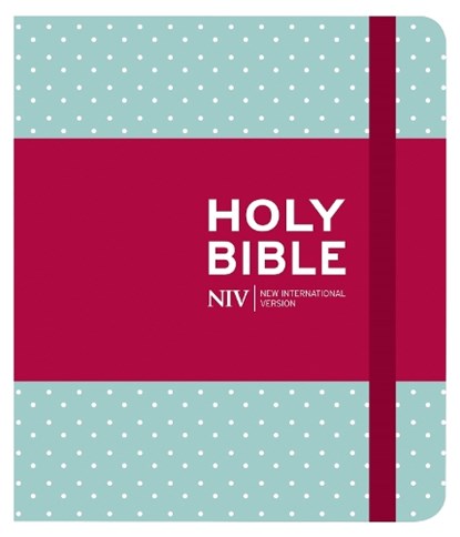 NIV Journalling Mint Polka Dot Cloth Bible, New International Version - Gebonden - 9781529353679