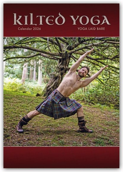 Kilted Yoga A3 Calendar 2026, Carousel - Paperback - 9781529830316