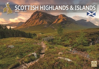 Scottish Highlands & Islands A4 Calendar 2024,  - Paperback - 9781529831511