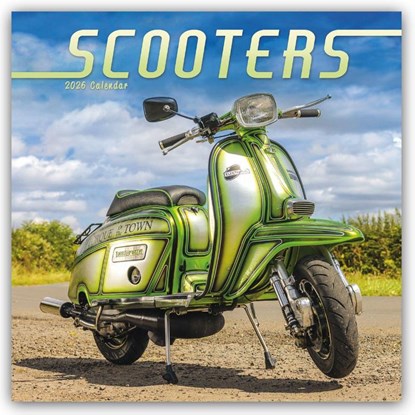 Scooters Square Wall Calendar 2026, Carousel Calendar - Paperback - 9781529848175