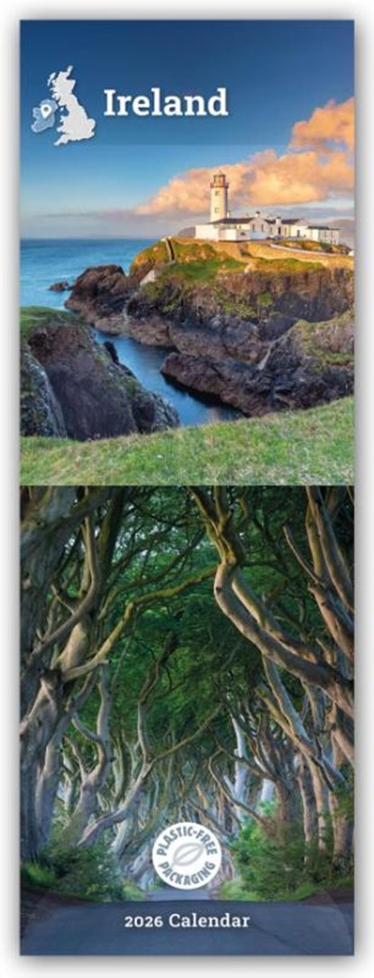 Ireland Slim Calendar 2026, Carousel Calendar - Paperback - 9781529897180
