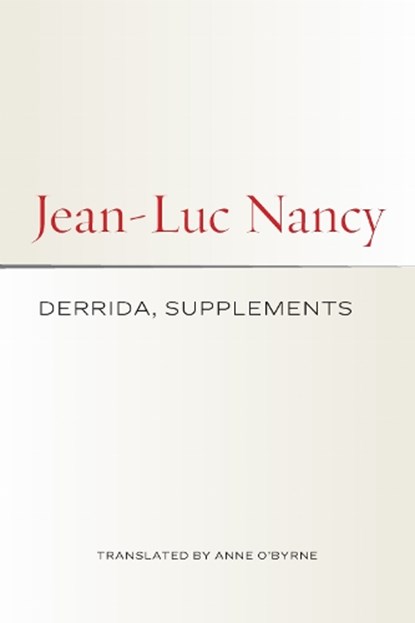 Derrida, Supplements, Jean-Luc Nancy - Paperback - 9781531503383
