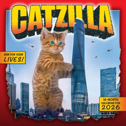 2026 Catzilla Wall Calendar, Fransdita Muafidin - Gebonden - 9781531943110