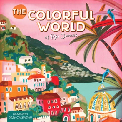 2026 Colorful World of Rhi James, the Wall Calendar, Rhi James -- Hebe Studio - Gebonden - 9781531943158