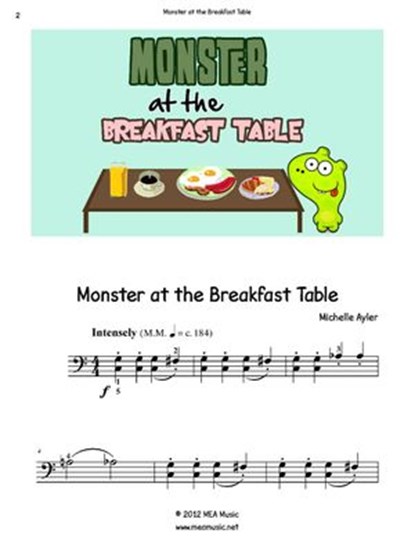 Monster at the Breakfast Table, Michelle Ayler - Ebook - 9781533746290
