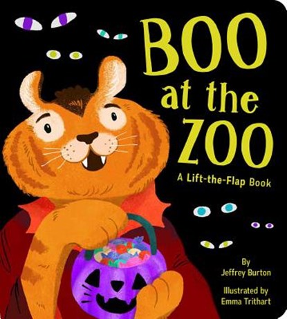 Boo at the Zoo: A Lift-The-Flap Book, Jeffrey Burton - Gebonden - 9781534420335