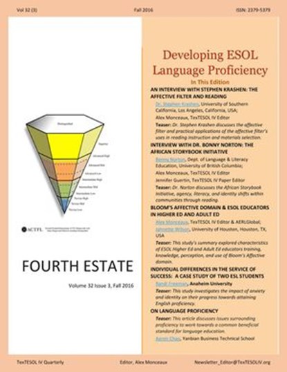 Developing ESOL Language Proficiency, TexTESOL IV - Ebook - 9781535093118