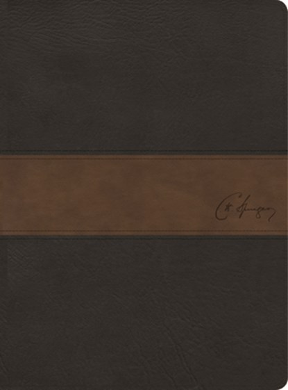 Rvr 1960 Biblia de Estudio Spurgeon, Negro/Marrón Símil Piel, B&h Español Editorial - Gebonden - 9781535915182