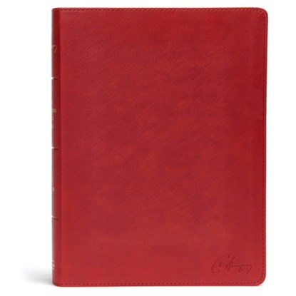 KJV Spurgeon Study Bible, Crimson Leathertouch, Alistair Begg - Gebonden - 9781535925556