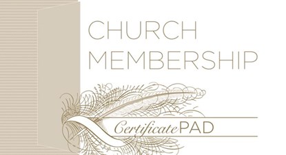 Church Membership Certificate Pad (26 Count): Romans 6:3-4 (Kjv), Broadman Church Supplies Staff - Paperback - 9781535999274