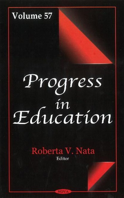 Progress in Education. Volume 57, Roberta V. Nata - Gebonden - 9781536147995