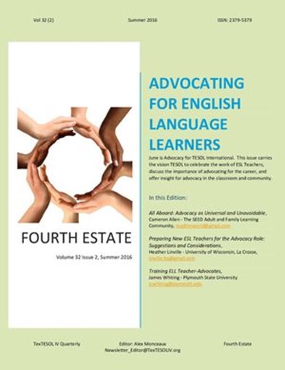 The Fourth Estate: Summer 2016, Volume 32, Issue 2, Alex Monceaux ; Cameron Allen ; James Whiting ; Heather Linville ; Jamie Harrison ; Sean H. Toland - Ebook - 9781536531817