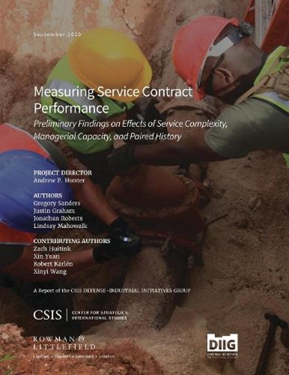 Measuring Service Contract Performance, Andrew P. Hunter ; Gregory Sanders - Paperback - 9781538140253