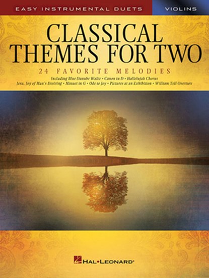CLASSICAL THEMES FOR 2 VIOLINS, Hal Leonard Corp - Paperback - 9781540014160