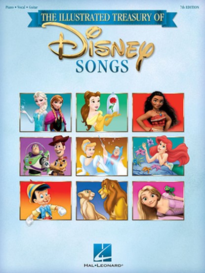 DISNEY SONGS ILLUSTRATED TREASURY, HAL LEONARD - Paperback - 9781540015303