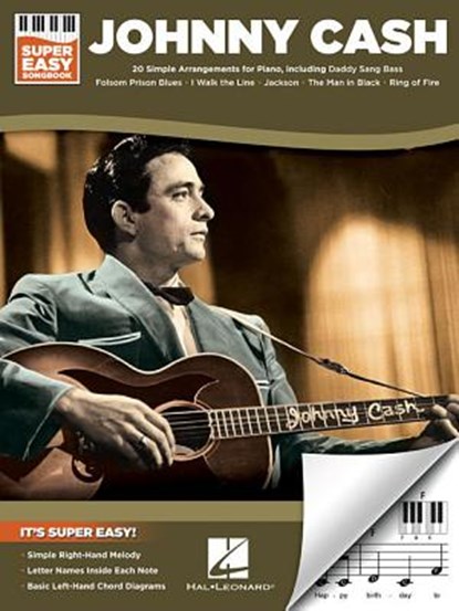 Johnny Cash - Super Easy Songbook, Johnny Cash - Paperback - 9781540043146