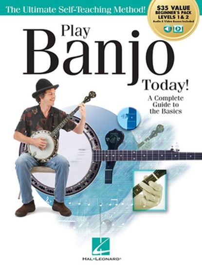 Play Banjo Today! All-In-One Beginner's Pack: Includes Book 1, Book 2, Audio & Video, Colin O'Brien - Paperback - 9781540052391