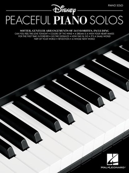 DISNEY PEACEFUL PIANO SOLOS, HAL LEONARD CORP ; CLEVELAND,  Jerry - Paperback - 9781540053855