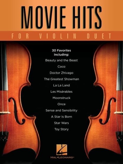 MOVIE HITS FOR VIOLIN DUET, Hal Leonard Corp - Paperback - 9781540060693