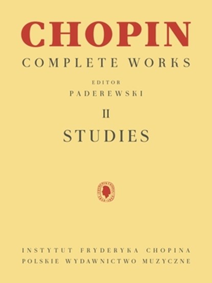 Studies: Chopin Complete Works Vol. II, Frederic Chopin - AVM - 9781540097170