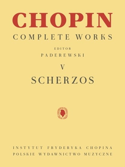 SCHERZOS, Frederic Chopin ; Ignacy Jan Paderewski - Paperback - 9781540097200