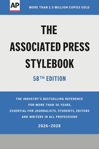 The Associated Press Stylebook: 2026-2028, Associated Press - Paperback - 9781541608610