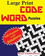 Large Print Codeword Puzzles - Rays Publishers - 9781542683197