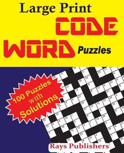 Large Print Codeword Puzzles, Rays Publishers - Paperback - 9781542683197