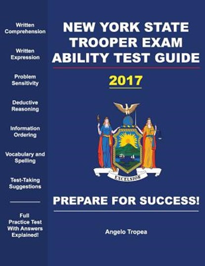 New York State Trooper Exam Ability Test Guide, Angelo Tropea - Paperback - 9781543031546